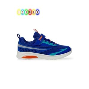 Jump 1978-30007 Işıklı Anatomik Tabanlı Unisex Çocuk Günlük Spor Ayakkabı - NKT01978-Saks-31