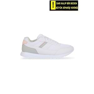 Kinetix 1980-Lescar Anatomik Tabanlı Unisex Günlük Sneakers Ayakkabı - NKT01980-beyaz pembe-40