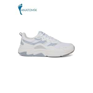 Kinetix 1981-Tıona Anatomik Tabanlı Erkek Günlük Sneakers Ayakkabı - NKT01981-beyaz mavi-39
