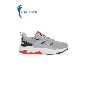 Kinetix 1981-Tıona Anatomik Tabanlı Erkek Günlük Sneakers Ayakkabı - NKT01981-gri beyaz-40