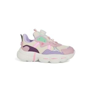 Kidessa 2032 Anatomik Tabanlı Otomatik Bağcıklı Unisex Çocuk Günlük Spor Ayakkabı - NKT02032-PUDRA-31