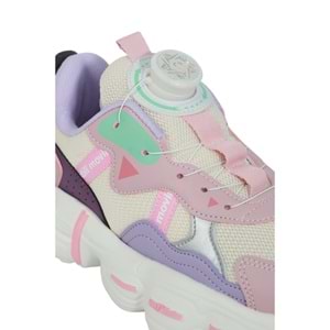 Kidessa 2032 Anatomik Tabanlı Otomatik Bağcıklı Unisex Çocuk Günlük Spor Ayakkabı - NKT02032-PUDRA-31