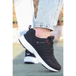 M.P 2056 Anatomik Tabanlı Unisex Mevsimlik Yürüyüş & Koşu Ayakkabısı - NKT02056-siyah beyaz-38