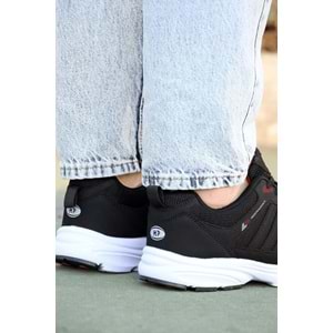 M.P 2056 Anatomik Tabanlı Unisex Mevsimlik Yürüyüş & Koşu Ayakkabısı - NKT02056-siyah beyaz-38