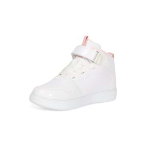 Kidessa 2068 Anatomik Tabanlı Ultra Hafif Kız Çocuk Boğazlı Sneakers Ayakkabı - NKT02068-BEYAZ-30
