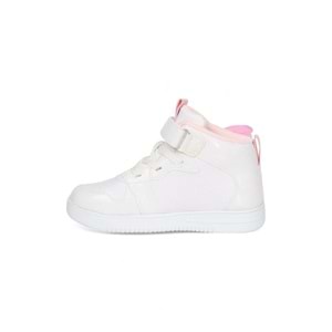 Kidessa 2068 Anatomik Tabanlı Ultra Hafif Kız Çocuk Boğazlı Sneakers Ayakkabı - NKT02068-BEYAZ-30