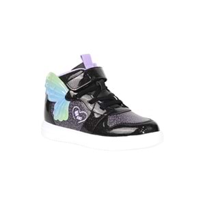 Kidessa 2068 Anatomik Tabanlı Ultra Hafif Kız Çocuk Boğazlı Sneakers Ayakkabı - NKT02068-siyah-28