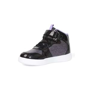 Kidessa 2068 Anatomik Tabanlı Ultra Hafif Kız Çocuk Boğazlı Sneakers Ayakkabı - NKT02068-siyah-28