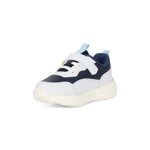 Kidessa 2073 Anatomik Tabanlı Ultra Hafif Unisex Çocuk Günlük Ayakkabı - NKT02073-Beyaz Lacivert-30