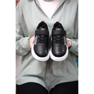 Kidessa 2074-Pepino Anatomik Tabanlı Ultra Hafif Unisex Çocuk Sneakers Ayakkabı - NKT02074-siyah beyaz-31