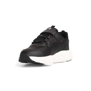 Kidessa 2082 Anatomik Tabanlı Ultra Hafif Kız Çocuk Sneakers Ayakkabı - NKT02082-siyah mor-33