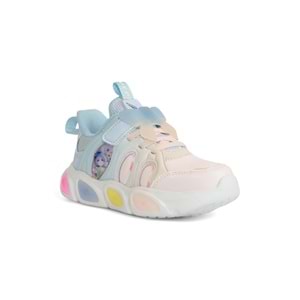 Kidessa 2085-Pepino Anatomik Tabanlı Kız Çocuk Günlük Işıklı Spor Ayakkabı - NKT02085-PUDRA-30