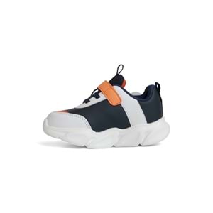 Kidessa 2086-Pepino Anatomik Tabanlı Çocuk Unisex Günlük Işıklı Spor Ayakkabı - NKT02086-Beyaz Lacivert-23
