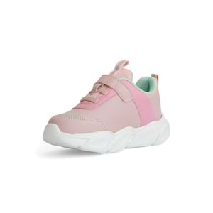 Kidessa 2086-Pepino Anatomik Tabanlı Çocuk Unisex Günlük Işıklı Spor Ayakkabı - NKT02086-PUDRA-23