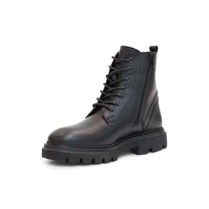 Hammer Jack 2101 Anatomik Tabanlı Ultra Hafif Hakiki Deri Fermuarlı Erkek Spor Bot - NKT02101-siyah-41