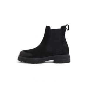 Hammer Jack 2102 Anatomik Tabanlı Ultra Hafif Hakiki Deri Chelsea Erkek Spor Bot - NKT02102-siyah-nubuk-40