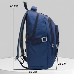 Jack Taılor 2110-60020 Unisex Anatomik Sırt Destekli Günlük ve Okul Sırt Çantası - NKT02110-haki-TEKEBAT