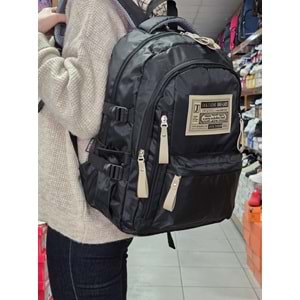 Jack Taılor 2111-60010 Unisex Anatomik Sırt Destekli Günlük ve Okul Sırt Çantası - NKT02111-siyah-TEKEBAT