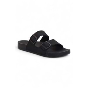 2116-BHM10 Tam Anatomik Unisex Tokalı Günlük Terlik - NKT02116-siyah-45