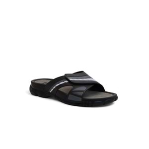 2143-3200-17 Tam Anatomik Unisex Günlük,Ofis,Spor,Havuz ve Tüm Islak Zeminler İçin Uyumlu Terlik - NKT02143-siyah-42