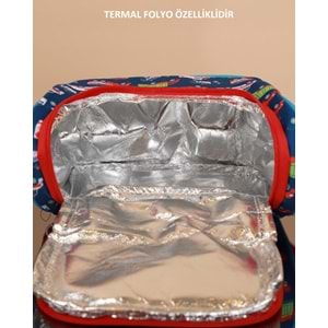 Relaxion 2144-1396 Kore Tarzı Unisex Çocuk Üçlü Set İlkokul Sırt Çantası - NKT02144-Gülkurusu-TEKEBAT