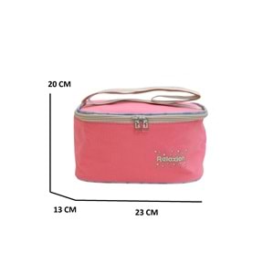 Relaxion 2144-1396 Kore Tarzı Unisex Çocuk Üçlü Set İlkokul Sırt Çantası - NKT02144-PEMBE-TEKEBAT
