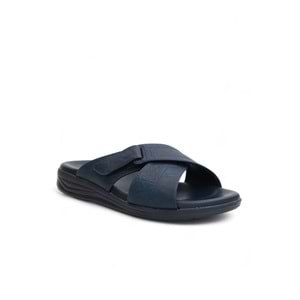 2148-9956 Tam Anatomik Üst Kalite Memory Foam Tabanlı Erkek Terlik - NKT02148-lacivert-41