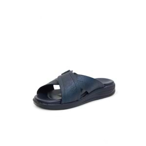 2148-9956 Tam Anatomik Üst Kalite Memory Foam Tabanlı Erkek Terlik - NKT02148-lacivert-42