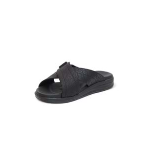 2148-9956 Tam Anatomik Üst Kalite Memory Foam Tabanlı Erkek Terlik - NKT02148-siyah-43