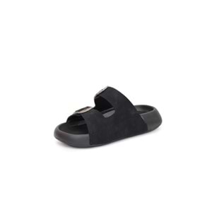 2154 Çift Tokalı Ultra Hafif Eva Tabanlı Havuz,Plaj,Günlük,Umre ve Hac İçin Uyumlu Erkek Terlik - NKT02154-siyah-41-42