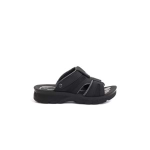 2171-Maxi Soft Fileli Günlük,Umre ve Hac İçin Uyumlu Erkek Terlik - NKT02171-siyah-40