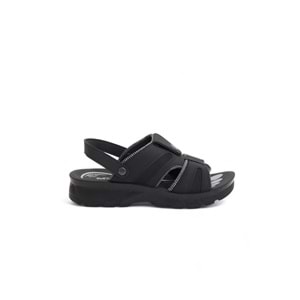 2171-Maxi Soft Fileli Günlük,Umre ve Hac İçin Uyumlu Erkek Terlik - NKT02171-siyah-40