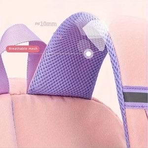 Relaxion 2175-1460 İthal Kore Tarzı Unisex Çocuk İlkokul Sırt Çantası - NKT02175-Gülkurusu-TEKEBAT