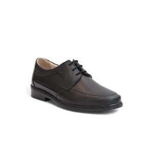 2183-LuısFıgo Hakiki Deri Üst Kalite Ultra Hafif Anatomik Tabanlı Erkek Günlük Klasik Ayakkabı - NKT02183-siyah-baskılı-41