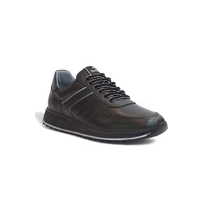 2185-LuısFıgo Hakiki Deri Üst Kalite Anatomik Tabanlı Erkek Günlük Sneakers Ayakkabı - NKT02185-siyah-41