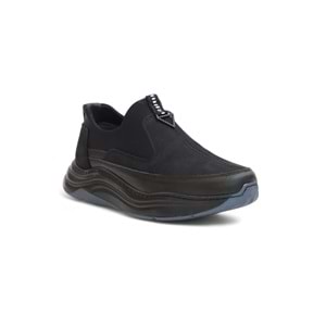 2186-Ocasso Hakiki Deri Üst Kalite Anatomik Tabanlı Erkek Günlük Sneakers Ayakkabı - NKT02186-siyah-40