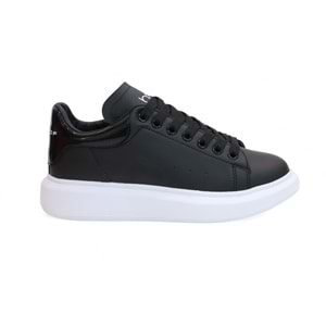2195-Bestof Anatomik Tabanlı Unisex Sneakers Ayakkabı - NKT02195-siyah-beyaz-40