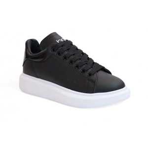 2195-Bestof Anatomik Tabanlı Unisex Sneakers Ayakkabı - NKT02195-siyah-beyaz-40
