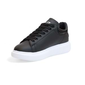 2195-Bestof Anatomik Tabanlı Unisex Sneakers Ayakkabı - NKT02195-siyah-beyaz-41