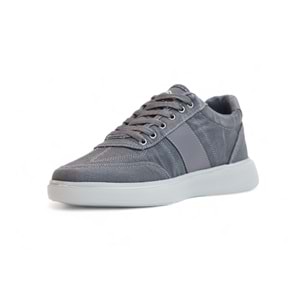 2198-Dakırs Anatomik Tabanlı Erkek Keten Kumaşlı Sneakers Ayakkabı - NKT02198-Füme-40