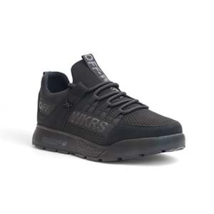 2200-Wickers Anatomik Tabanlı Unisex Bağcıksız Sneakers Ayakkabı - NKT02200-siyah-37
