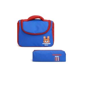 2205-Goodwork Erkek Çocuk Üçlü Set Figürlü İlkokul Sırt Çantası - NKT02205-Saks-TEKEBAT