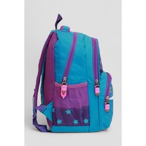 Relaxion 1320 Yeni Sezon Kız Çocuk İlkokul Çantası İkili Takım - NKT02212-turkuaz-TEKEBAT