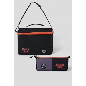 Muggle 2214 İthal Ürün Üst Kalite Unisex Çocuk Üçlü Set İlkokul Sırt Çantası - NKT02214-siyah-TEKEBAT