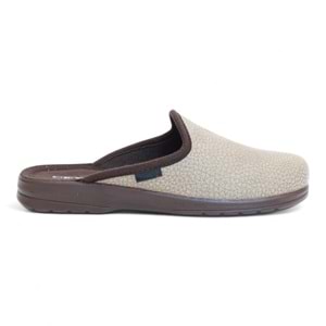 2220-9955-Ceyo Tam Anatomik Erkek Ev,Ofis Terliği - NKT02220-BEJ-41