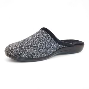 2221-9866-55-Ceyo Tam Anatomik Kadın Ev,Ofis Terliği - NKT02221-siyah-39