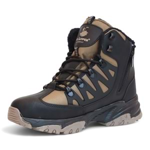 2225-Jamper Anatomik Kaydırmaz Tabanlı Soft Shell Outdoor Trekking Erkek Fermuarlı Spor Bot - NKT02225-Kum-40
