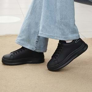 2230-Conpax Mcqueen Modeli Anatomik Tabanlı Üst Kalite Unisex Sneakers Ayakkabı - NKT02230-siyah-37
