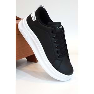 2230-Conpax Mcqueen Modeli Anatomik Tabanlı Üst Kalite Unisex Sneakers Ayakkabı - NKT02230-siyah-beyaz-37