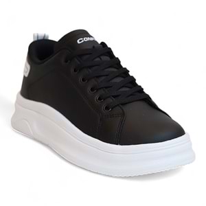 2230-Conpax Mcqueen Modeli Anatomik Tabanlı Üst Kalite Unisex Sneakers Ayakkabı - NKT02230-siyah-beyaz-37